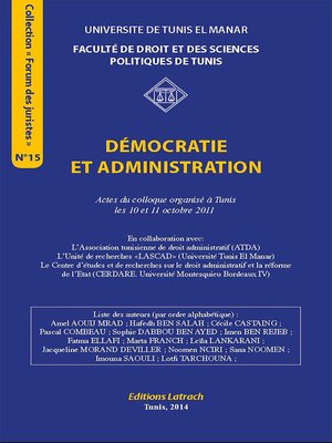 cover image of Démocratie et Administration